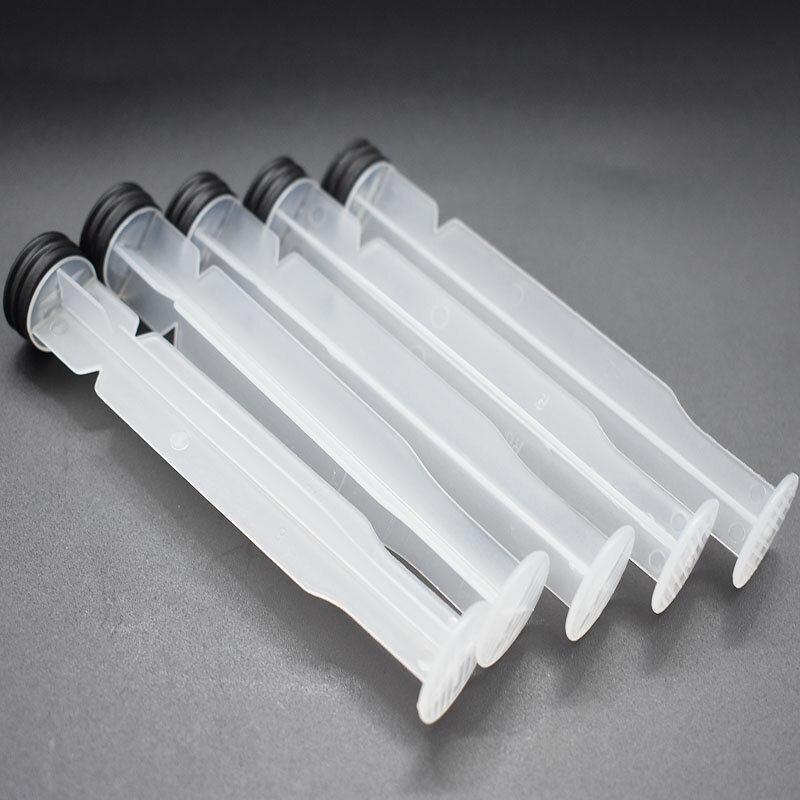 Pistão de plástico para solda com fluxo de solda, 5 peças/conjunto para uso conveniente para tubo de 10cc pasta de solda ferramentas de reparo uso 559 233 tubo uv