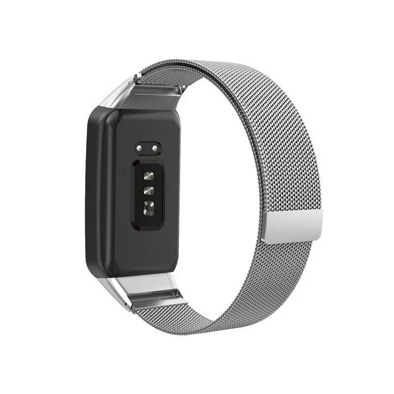 Uienie Milan Metalen Band Voor Oppo Horloge Gratis Rvs Magnetische Armband Smartwatch Vervanging Polsband Lus Accessoires