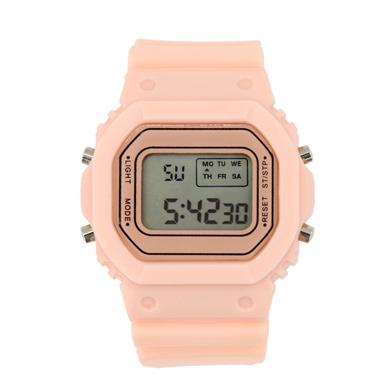 Free Shipping Simple Fashion Men's Women's Watch Sports Waterproof Led Electronic Watch for Boy Girl Student Digital Clock