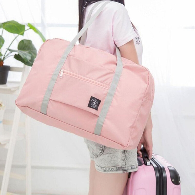 Hot Sale Large Casual Waterproof Travel Bags Clothes  Shoulder Bag Foldable Handbag Duffle Bag Travel Bags