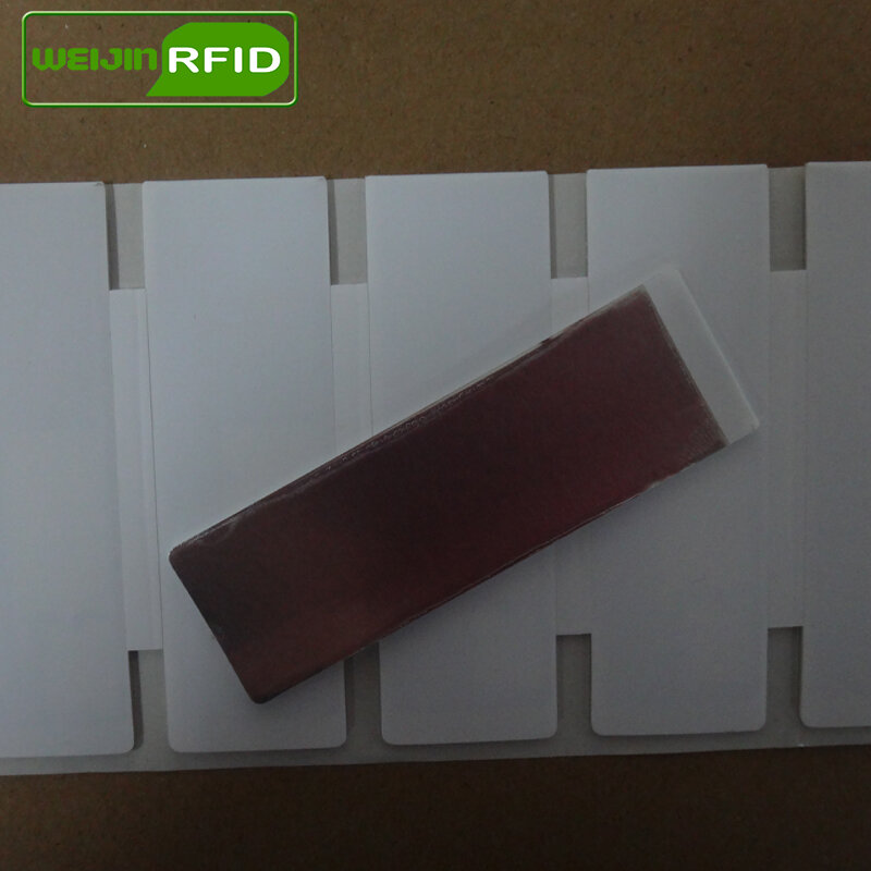 Uhf Rfid Anti-Metal Tag 80*25*1.25Mm 915Mhz 868Mhz Impinj Nxp ISO18000-6C EPCC1G2 6C Printable Passieve Rfid Synthetisch Label