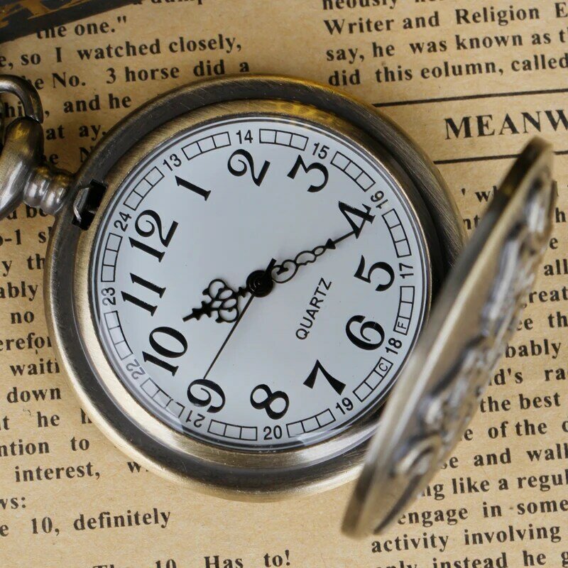 Steampunk Retro kwarcowy zegarek kieszonkowy męski naszyjnik antyczny mężczyzna damski zegarek kieszonkowy Relogio DeBolso