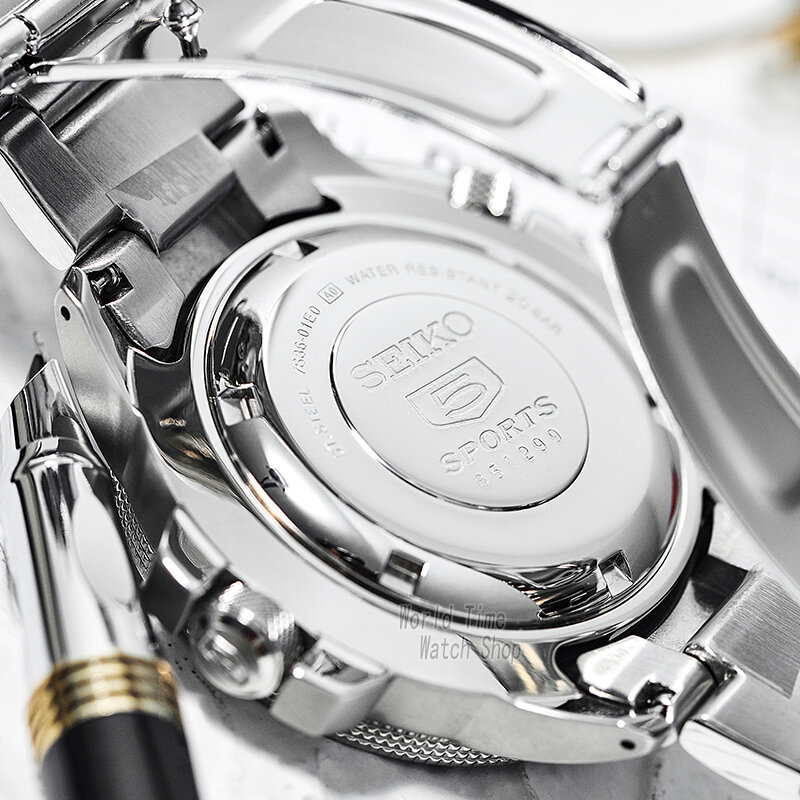 Seiko zegarek męski 5 automatyczny zegarek luksusowej marki wodoodporny zegarek sportowy data męskie zegarki zegarek do nurkowania relogio masculino SNK