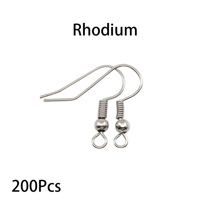 Застежки для сережек, железная проволока для бижутерии, 100-200 шт./лот, 20x17 мм