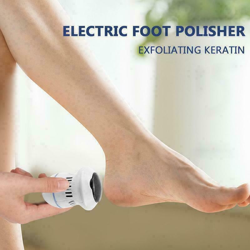 Lima per piedi elettrica rimozione del callo sottovuoto lime per piedi ricaricabili strumenti puliti cura dei piedi per la pelle dura e screpolata
