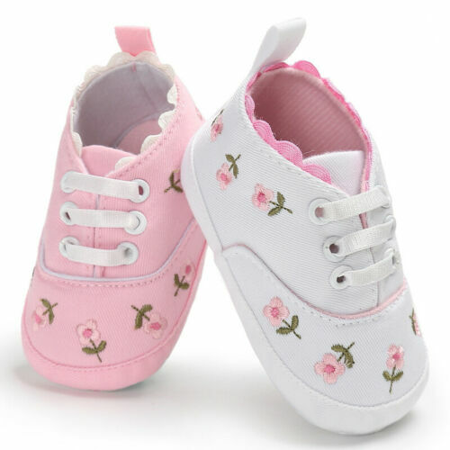 Lioraitiin ฤดูร้อนเด็กทารกนุ่มผ้าใบเด็กวัยหัดเดินน่ารักรองเท้าดอกไม้รองเท้า