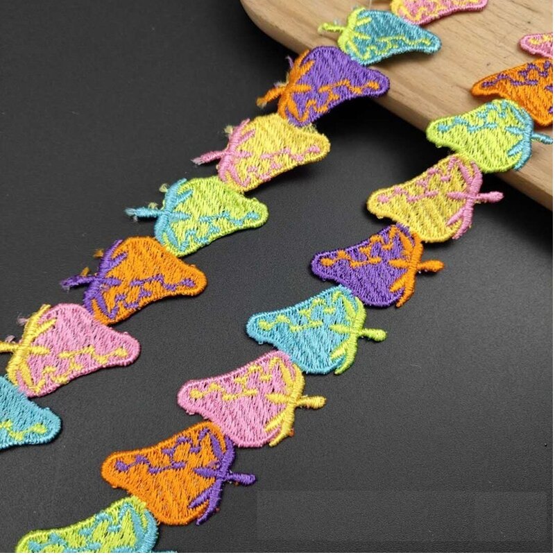 3 yard Water-soluble embroidery lace color small daisy applique DIY handmade clothing accessories lace
