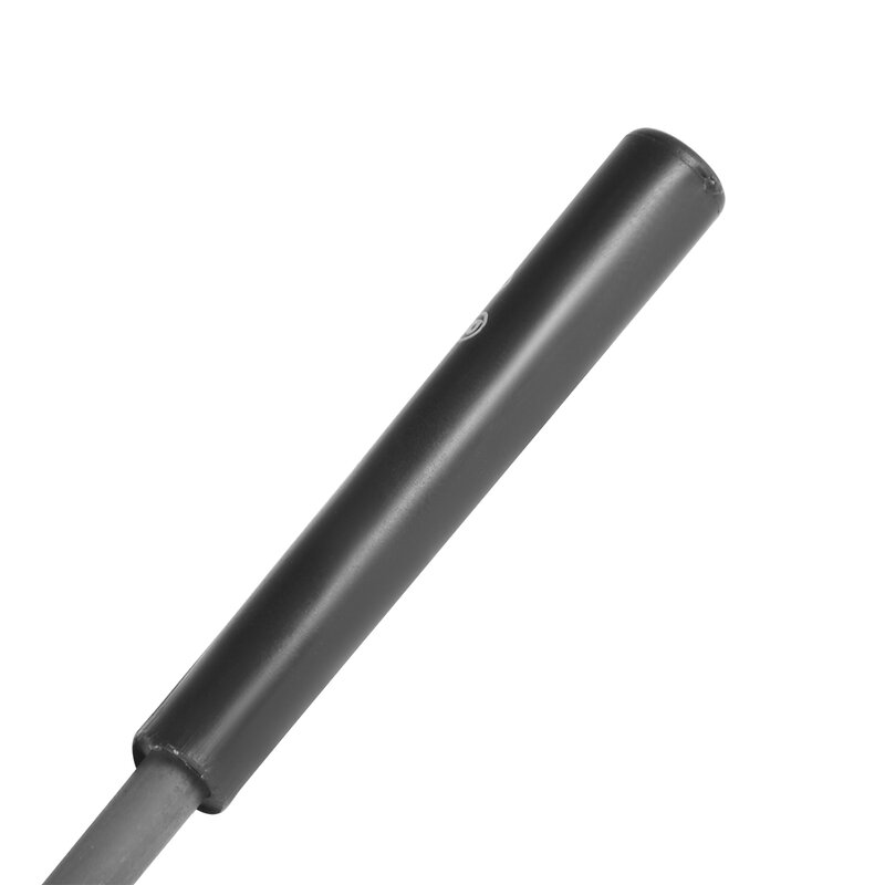 Uxcell-agulha plana com cabo de plástico, 10 peças, segunda corte, aço, 5mm x 180mm