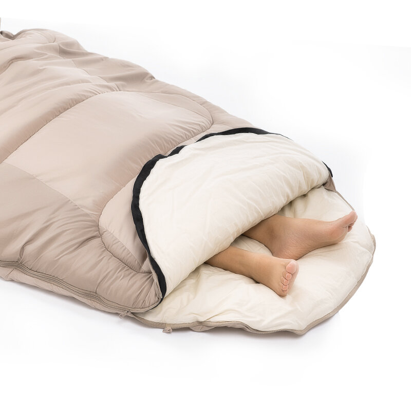 Naturehike冬寝袋パンケーキ洗えるポータブル超軽量大人の綿の寝袋ウェアラブルキャンプ寝袋