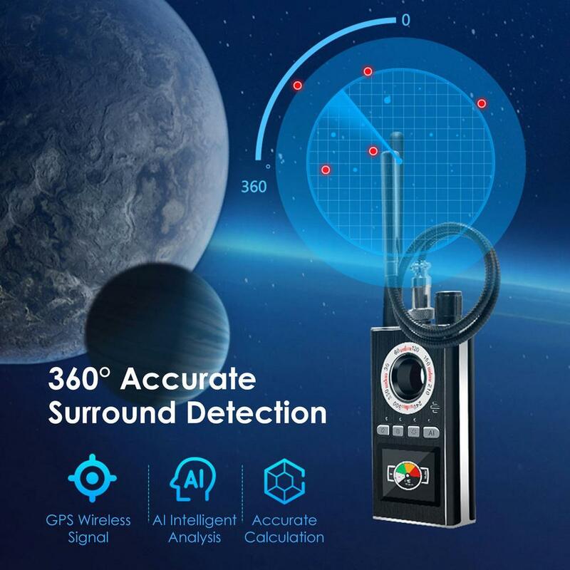 Detector antiespía multifunción K88, cámara GSM, buscador de insectos de Audio, señal GPS, rastreador RF, detección de escucha, cuentagotas, protege la privacidad