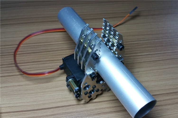機械式アームクリップ,アルミニウム合金,180度のフリッパー,arduinoプロジェクト用