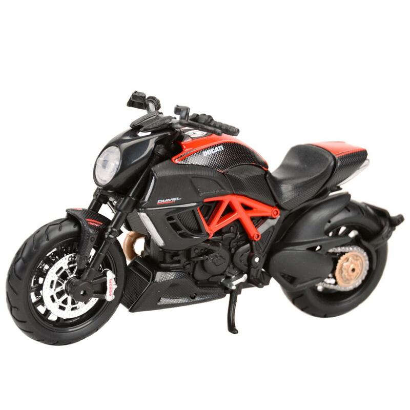 Maisto 1:18 ducati diavel carbono estático morrer cast veículos colecionáveis hobbies motocicleta modelo brinquedos