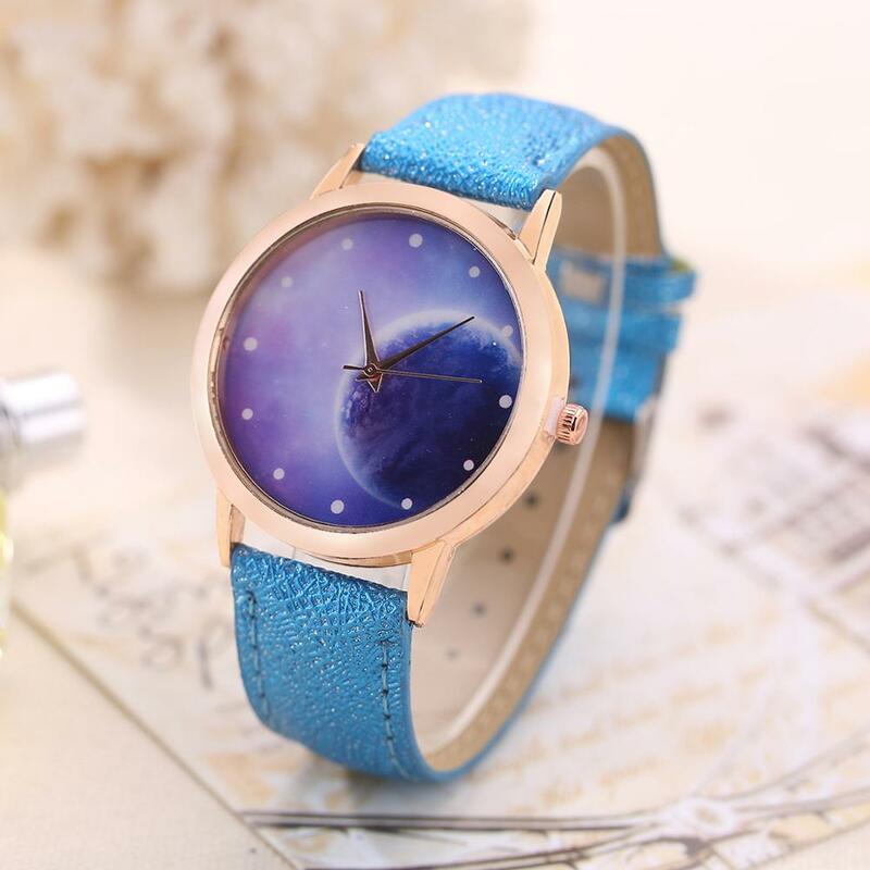Minhin venda quente estrela dial relógio de couro senhoras relógio de quartzo casual moda lobo design feminino pulseira casual relógios