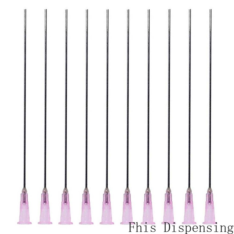 Tubing Length Glue Dispensing Luer Lock Slip Blunt Tip 18G 4 Inch Tubing Length Pack of 5