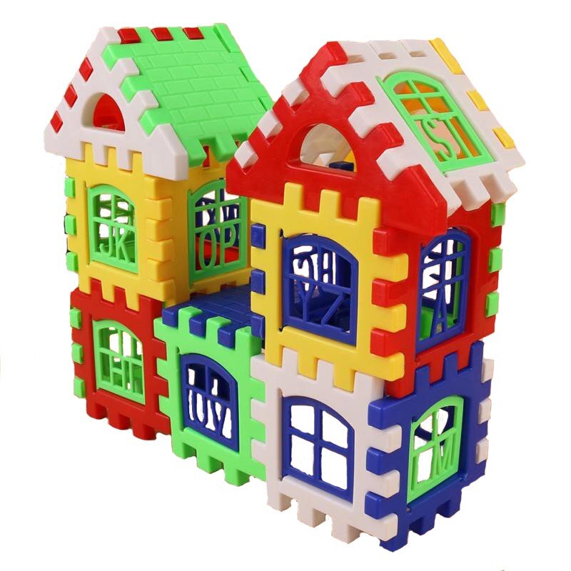 Märchen Stadt Haus DIY Handwerk Gebäude Montieren Spielzeug Handwerk Möbel Kits Mini Holz Puppen Miniatur Zubehör