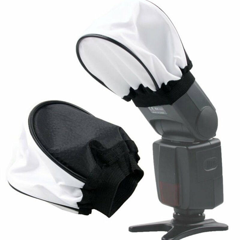 2024 New Soft Camera Flash Diffuser Portable Cloth Softbox For Speedlight Reflective Cloth Cover Flash Accessories Fast shipping