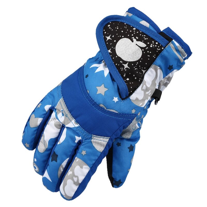 Winter Warm Snowboarding Ski Gloves Children Kids Snow Mittens Waterproof Skiing Breathable Air M/L