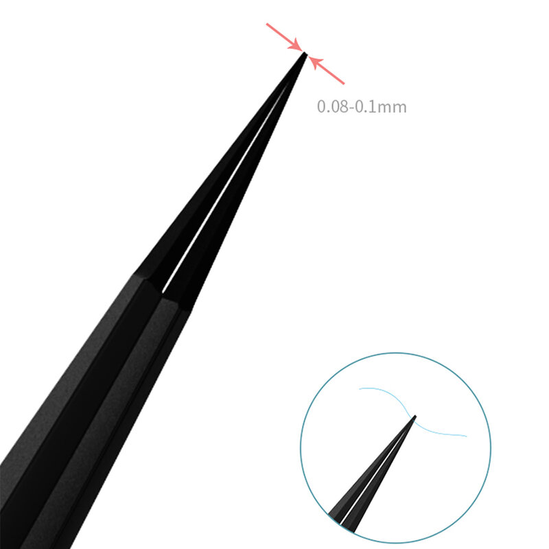 Qianli INeezy Ultra Halus Pinset Manual Penggilingan Non-magnetik Stainless Pinset BGA Jumper Perbaikan Forceps untuk Ponsel Perbaikan
