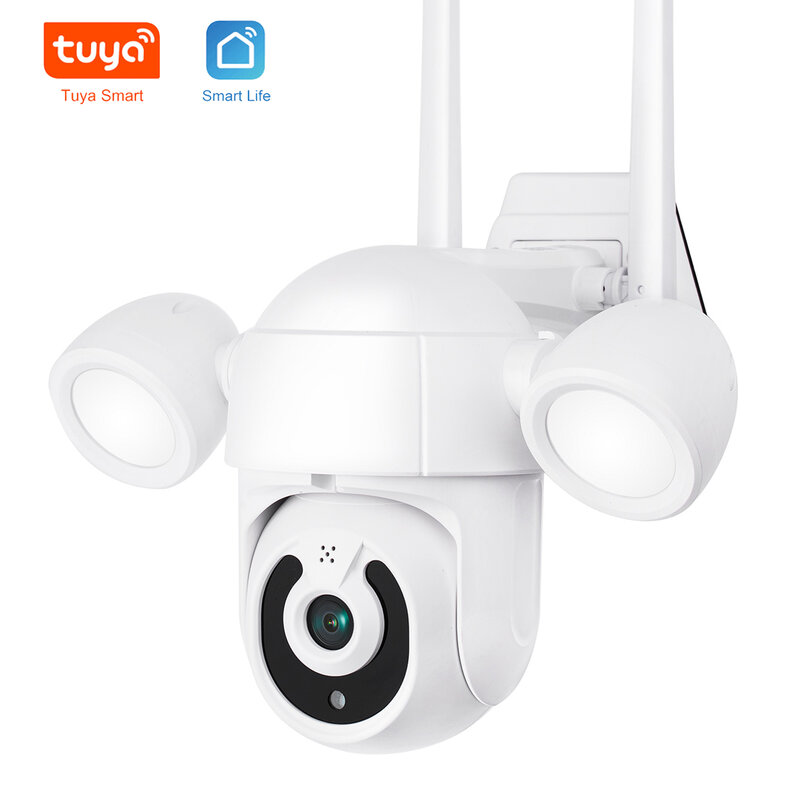 Gadinan – Mini caméra de Surveillance extérieure PTZ IP Wifi hd 5MP/1080P, dispositif de sécurité sans fil, avec suivi automatique et projecteur, CCTV TUYA