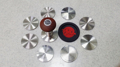 The Force Tamper Parts Support, D-ripple, Flat, Waffle Base, 58.5mm