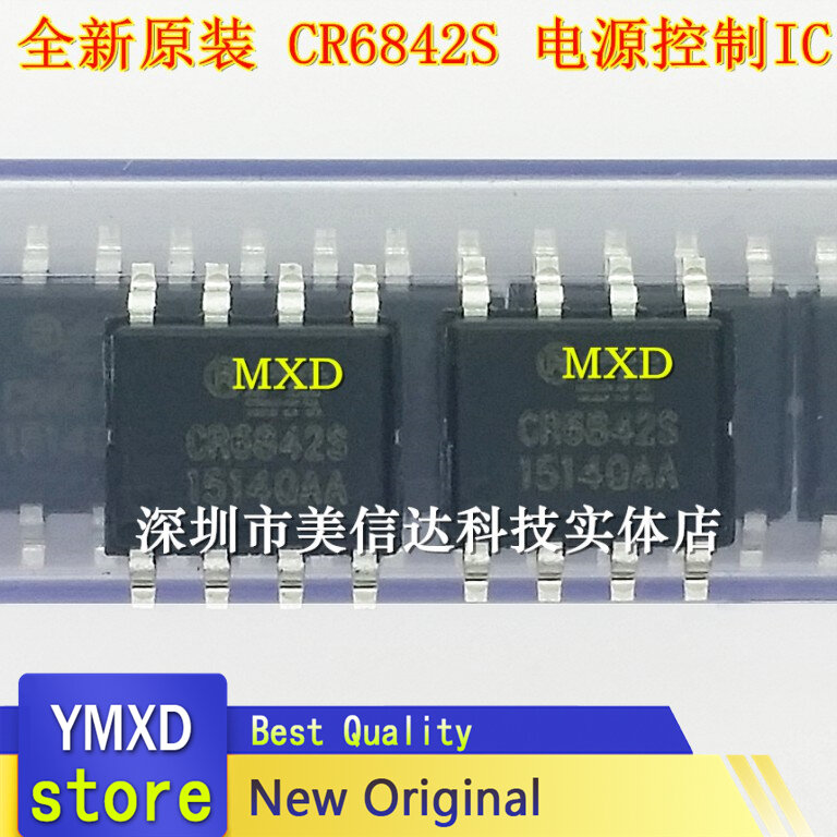 10 Buah/Banyak CR6842S Impor Baru LCD Power Management Chip IC SOP-8 Patch 8 Kaki