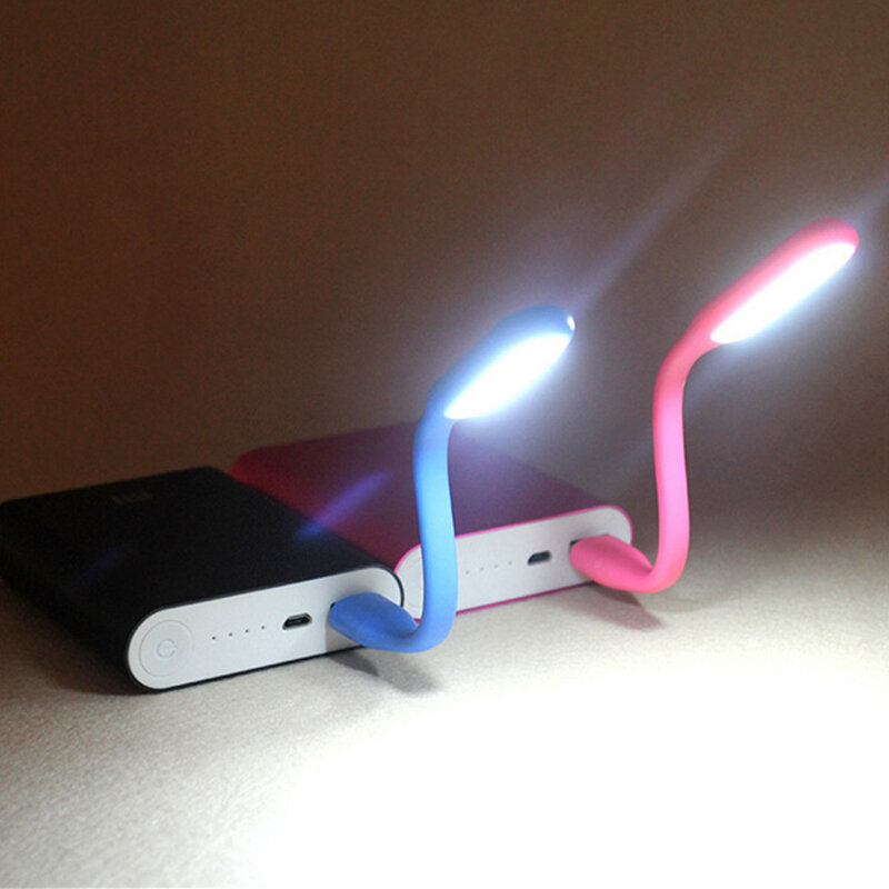 1000 sztuk Led elastyczna lampka nocna USB Mini lampka do czytania biurko do notebooków regulacja światła 5V przenośne oświetlenie