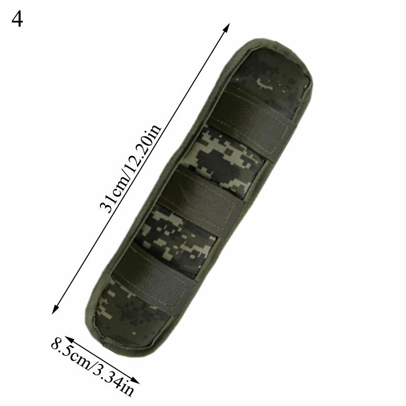 1Pcs เปลี่ยน Tali Bahu เข็มขัด Pad ลื่น Tali Bahu สำหรับกระเป๋าเป้สะพายหลัง Unisex สีดำ Camouflage เบาะสำหรับกระเป๋า
