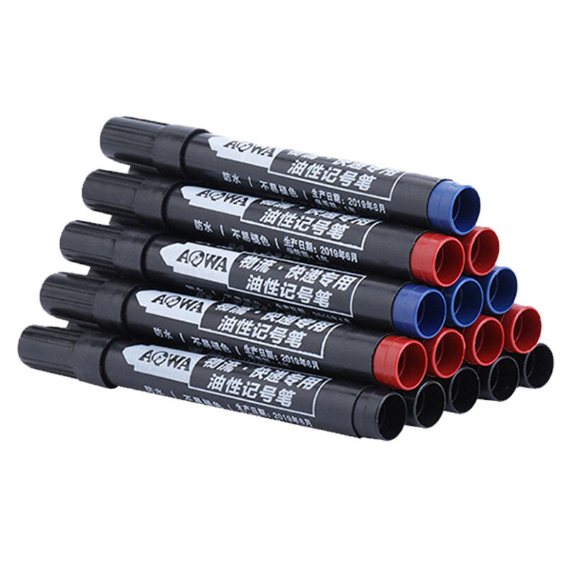 50/100Pcs สี Marker ปากกาสีดำปากกาสำหรับยางเครื่องหมาย Quick Drying ปากกาเครื่องเขียนอุปกรณ์