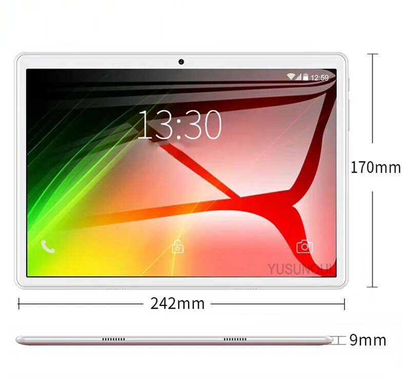 Tableta Pc de 10 pulgadas, Tablet con procesador Octa Core, 3GB de RAM, 32/64GB de ROM, pantalla IPS de 1920x1200, 4G Lte, Wifi, GPS, Bluetooth, Android