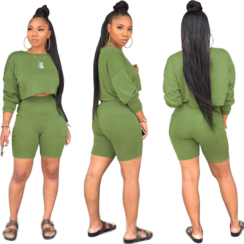 two piece set women 2 piece set women outfits tracksuit for female crop top long sleeve fall clothes 2020 outfits 2 pieces sets