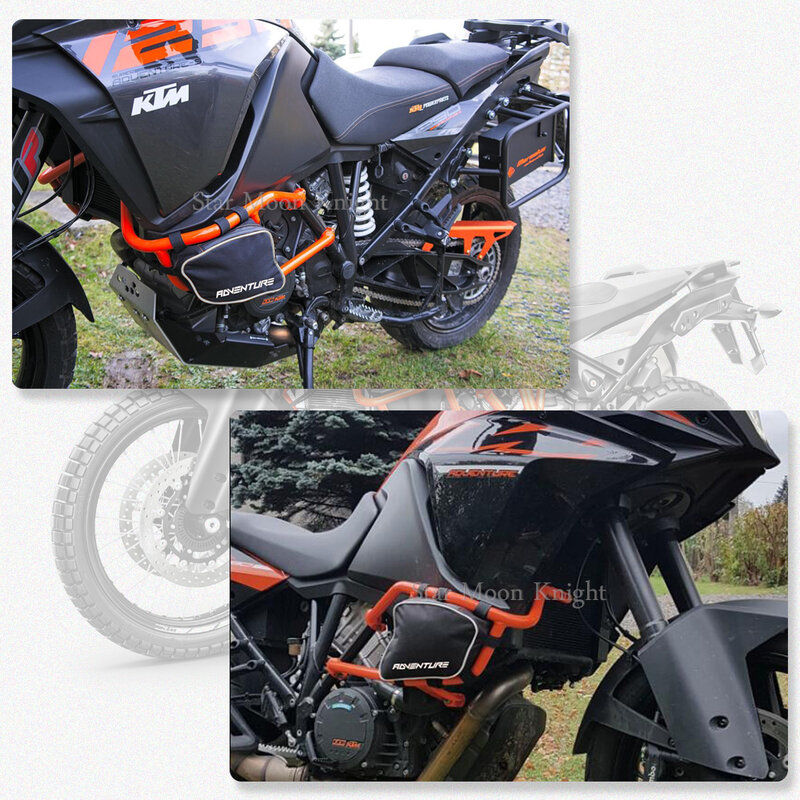 Motorcycle Frame Crash Bars Waterproof Bag Bumper Repair Tool Placement Bag For 1050 1090 1190 1290 ADV Adventure R