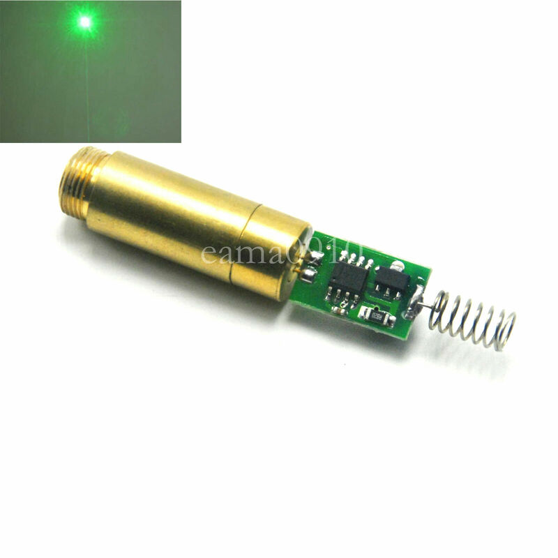 Module de Diode Laser vert, industriel/laboratoire, 3VDC 532nm 10mW 12x50mm, point en laiton