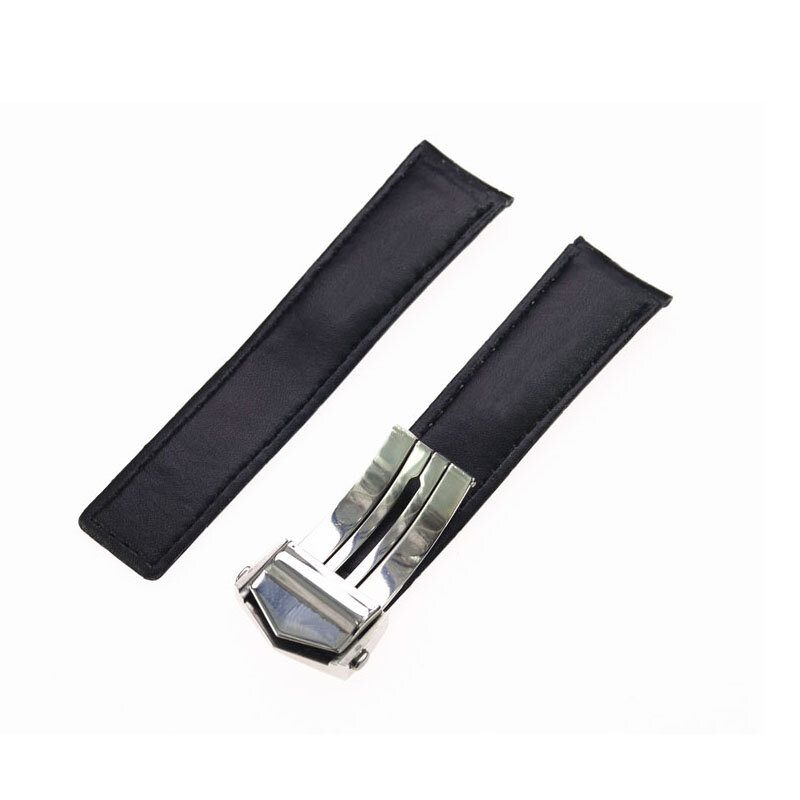 Men's cowhide leatherGenuine strap 20mm 22mm 24mm watchband for TAG HEUER CARRERA Monaco AQUARACER watch bracelet Wristband belt