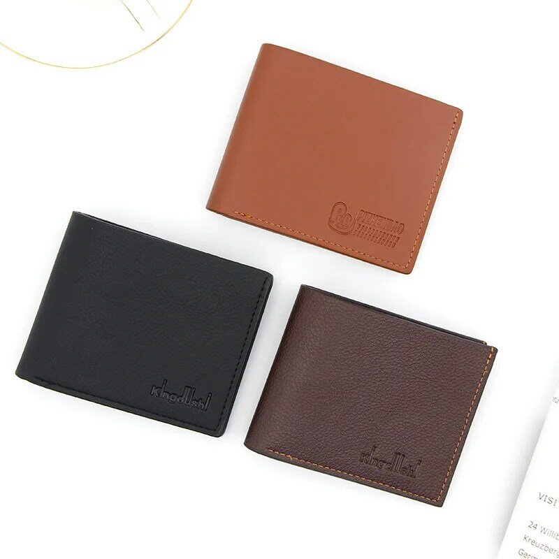 Sale Low Price Men women's Short Slim Wallets Male leather Mini Wallet Card Holder Fashion Purse  luxury Designer Money wallet