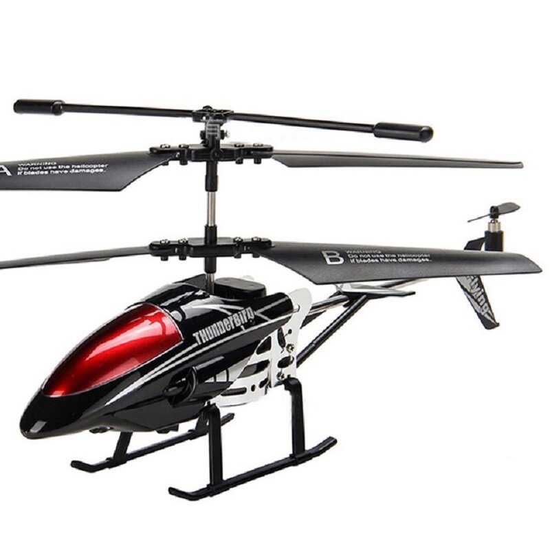 Rccity helicóptero 3.5 ch, brinquedo de controle de rádio com luz led, rc, presente para crianças, modelo voador infantil inquebrável