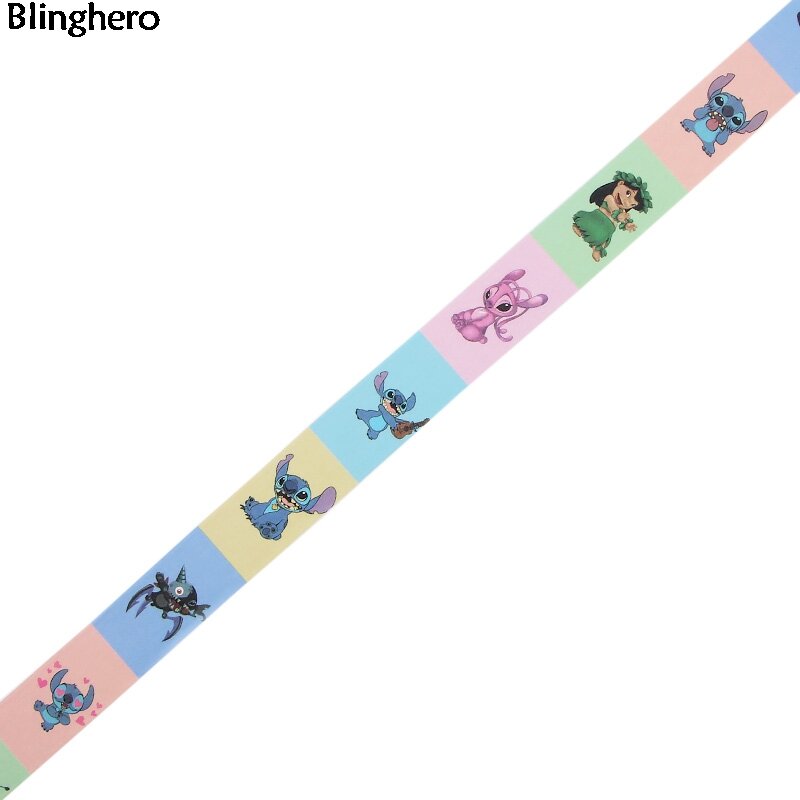 Blinghero Cartoon 15mm X 5m Washi Tap taśma klejąca taśma klejąca naklejki dekoracyjne taśmy papiernicze słodkie naklejki BH0012