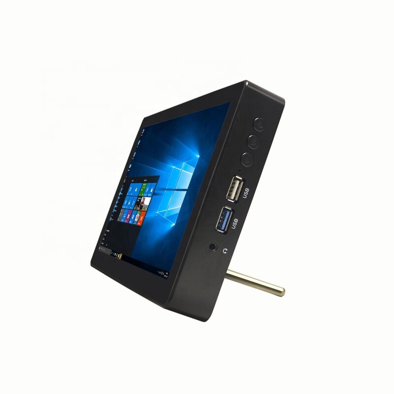 8 Inch Touchscreen Industrial Computer Table Panel Mini PC With Parallel Port