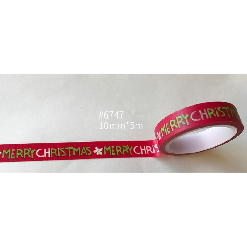 Grundlegende Seres Muster Washi Bänder Weihnachten Washi Band Westlichen Stil Washi Papier Band