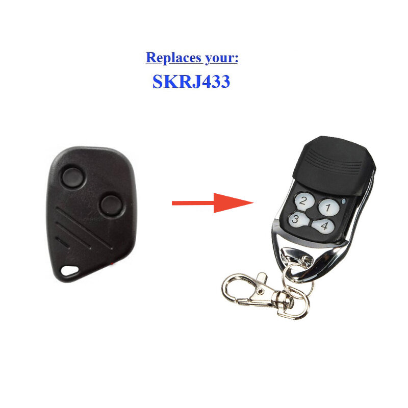 Запасной пульт дистанционного управления SKR433 для гаражных дверей с изменяющимся кодом 433,92 МГц