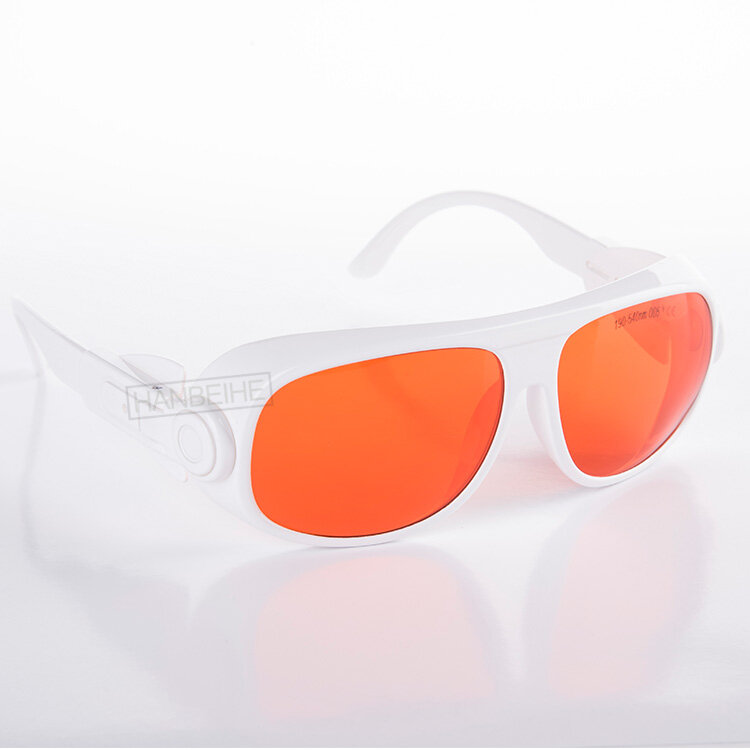 Óculos de segurança do laser verde com pano limpo e estojo preto 190-540nm o.d 6 + ce óculos de segurança do laser