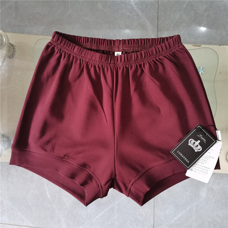 LUHAYESA-pantalones cortos Iyengar para mujer, 95% algodón, elásticos, cómodos, para niño y hombre