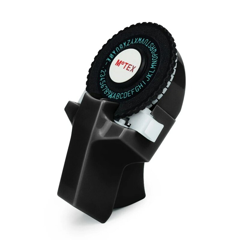 3D ลายนูนเครื่องพิมพ์ดีด Motex E101เครื่องติดฉลากด้วยตนเอง Labeller Dymo ฉลากเครื่องพิมพ์ Dymo 12965 Label Maker