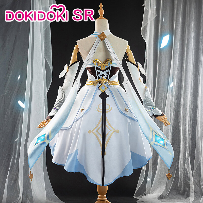 PRE-SALE DokiDoki-SR Game Cosplay Genshin Impact Halloween Cosplay Genshin Impact Traveler Lumine Costume