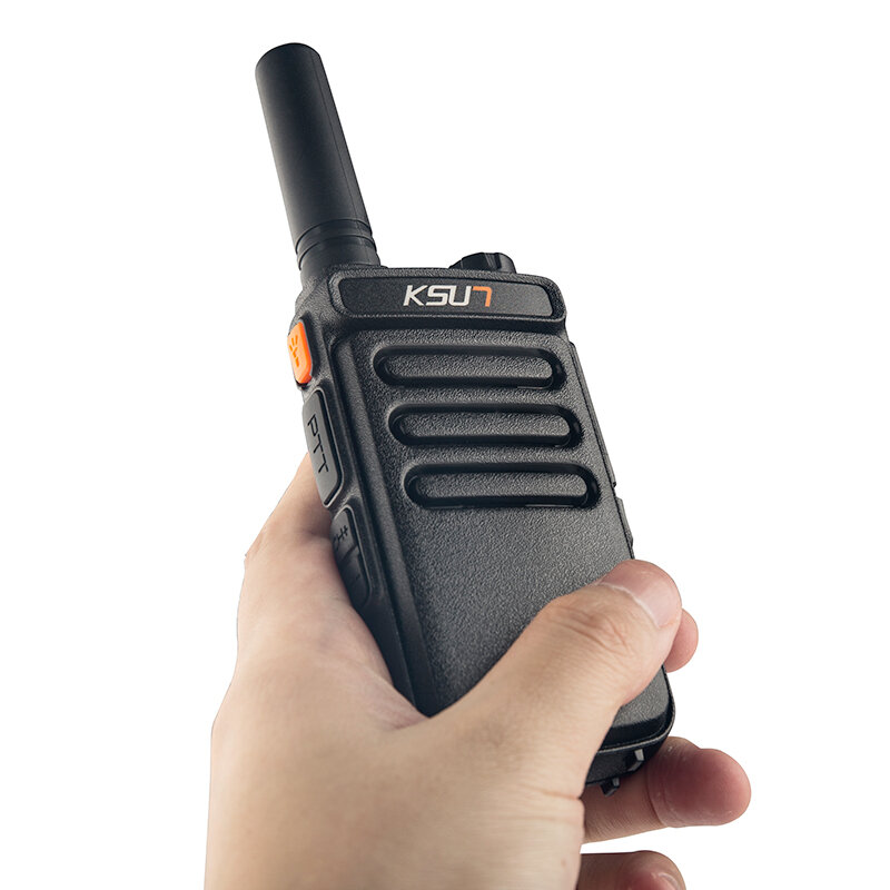 KSUN X65 Walkie Talkie Mini kuat, Radio Ham stasiun Comunicador UHF Radio dua arah penerima pemancar portabel