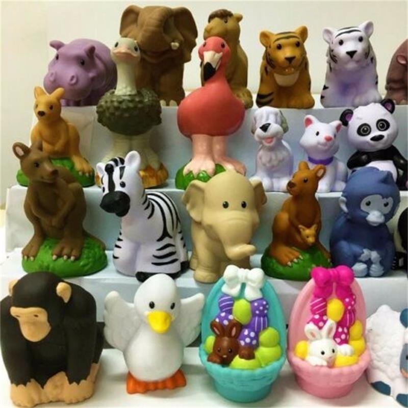 Случайный Лот 5 шт. Серия животных модели фигурки животных развивающие игрушки для детей Дети дружба фигурка подарок