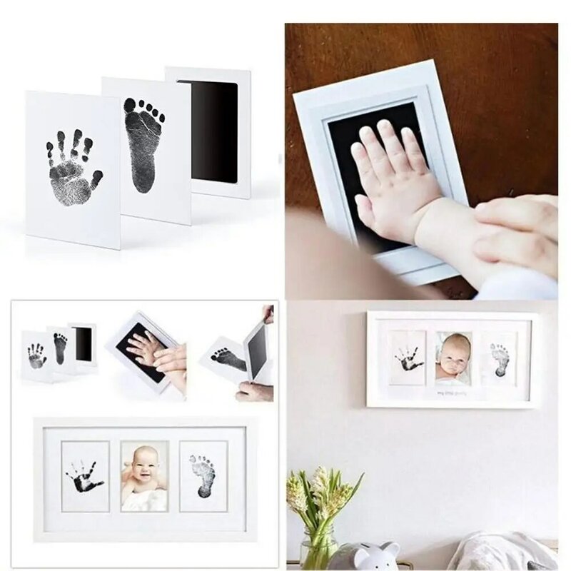 Kits de almofadas de tinta para o bebê recém-nascido, Pegadas e Handprint, DIY Photo Frame Acessórios, Pet, Cat, Dog, Paw Prints Lembrança