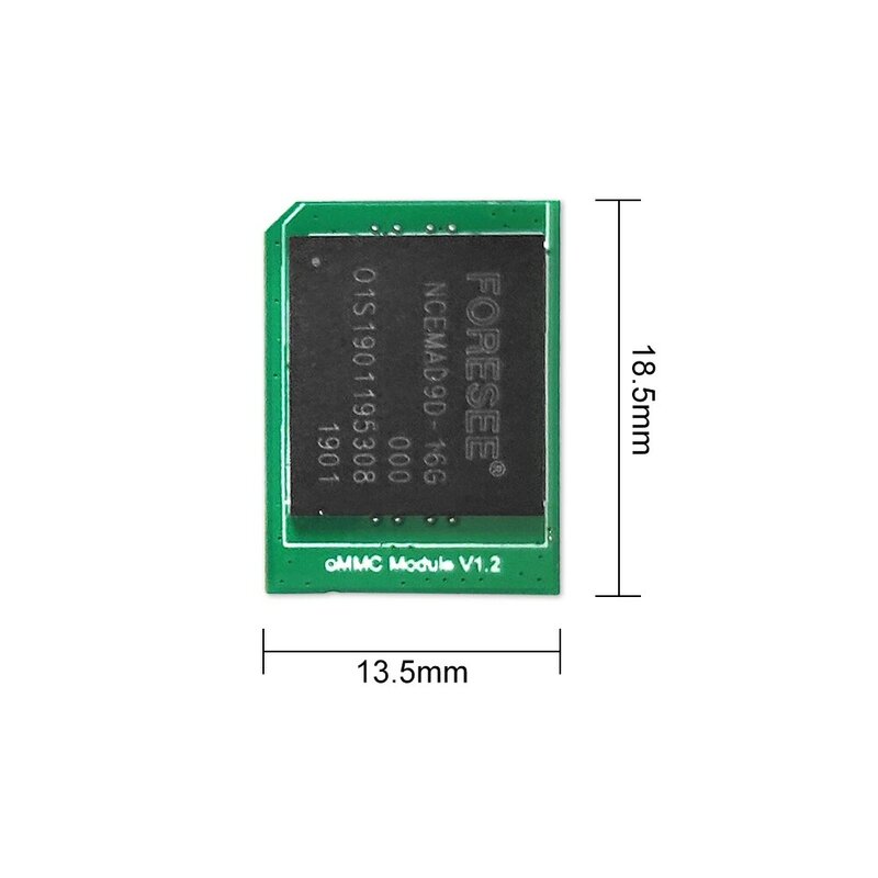 Модуль eMMC 16 ГБ, 32 ГБ, 64 ГБ, 128 ГБ для Rock Pi