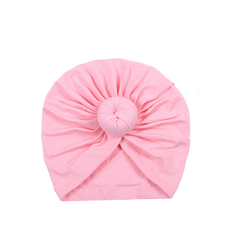 Turbante de mezcla de algodón para bebé, cinta para el pelo con lazo de conejo suave, diademas elásticas para niña 2020