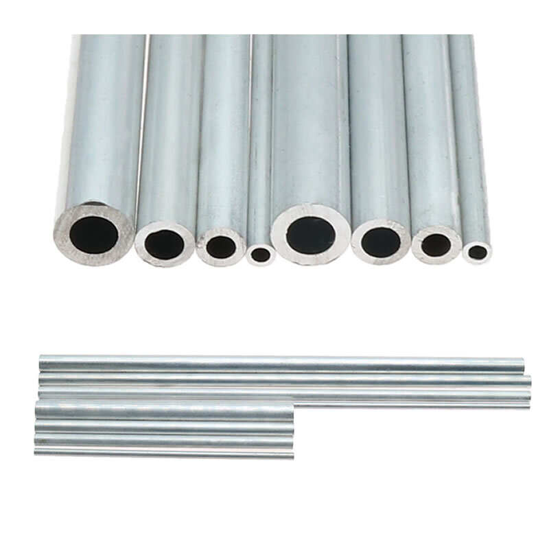 Tubo redondo de alumínio de od19mm 6061, diâmetro externo 19mm, diâmetro interno 17m 16mm 9mm, tubulação de alumínio reta dura, parede grossa fina