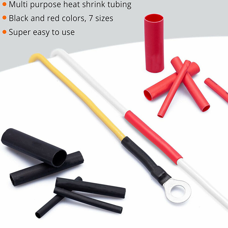 200/275/320PCS 3:1 Waterproof Heat Shrink Tube Kit Dual Wall Adhesive Lined Marine Insulated Electrical Wire Cable Sleeve Wrap